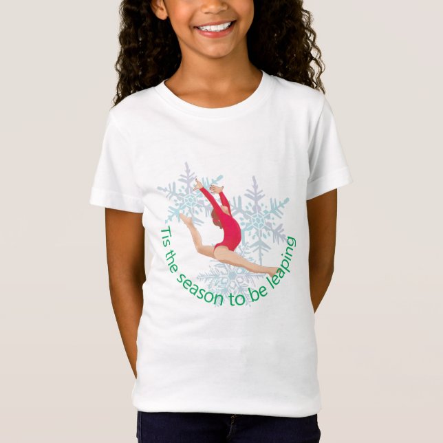 Camiseta Natal da ginástica (Frente)