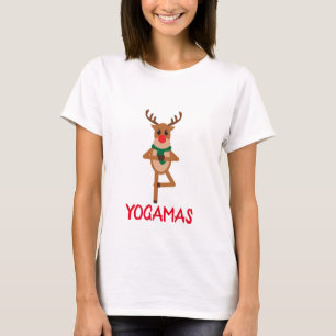 Camiseta Natal da ioga