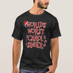 Camiseta Natal da Pior Cantora Carol do Mundo