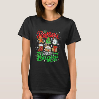 Camiseta Natal da Rosquinha Brilhante com Espírito Espiritu
