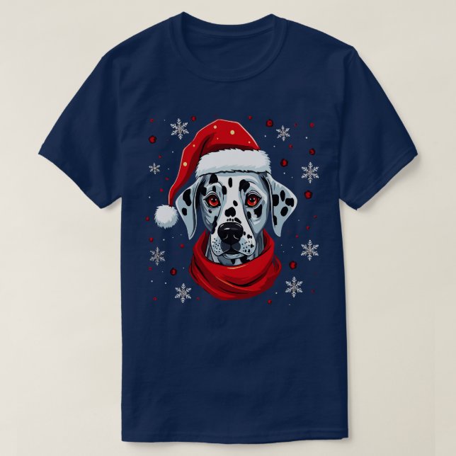 Camiseta Natal Dalmático (Frente do Design)