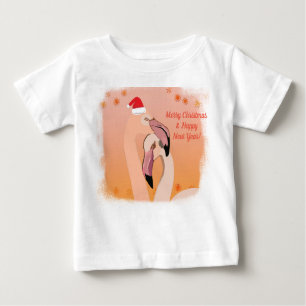 Camiseta Natal das Aves Flamingo, Ano Novo