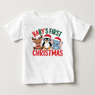 Camiseta Natal de 1rua - Reindeer, Penguin, Elefante