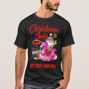 Camiseta Natal De 5zV0 Em Julho Não Há Leite E Biscoito Ape