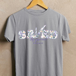 Camiseta Natal de citação de fé personalizada