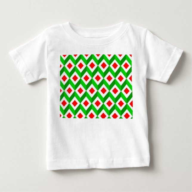 Camiseta Natal de Cubos 3D (Frente)