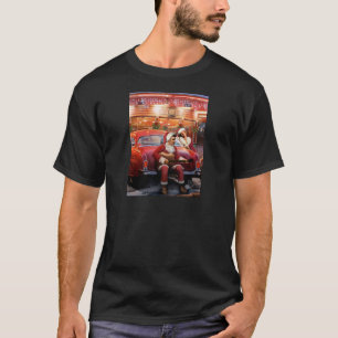 Camiseta Natal de Elvis e de Marilyn