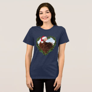 Camiseta Natal de frango Pintinho