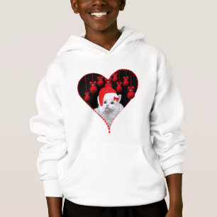 Camiseta Natal de Gato - Design Felino Adorável e Festivo