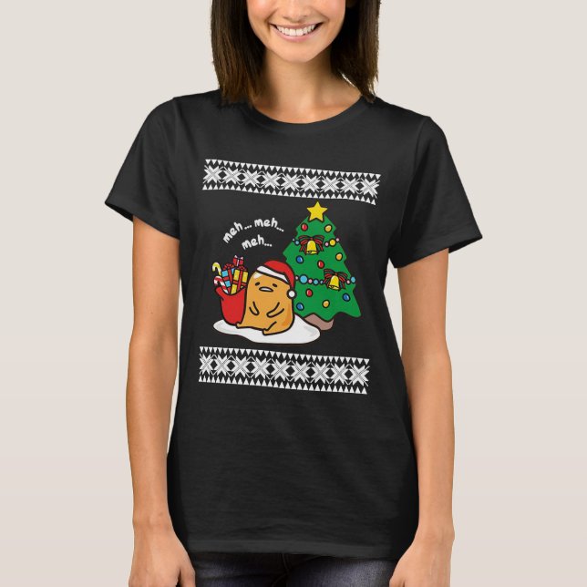 Camiseta Natal de Gudetama (Frente)