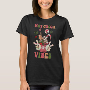 Camiseta Natal de Hippie Feliz Férias Quentes de Cacau Nata