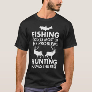 Camiseta Natal De Humor De Caça E Pesca Caçador Legal