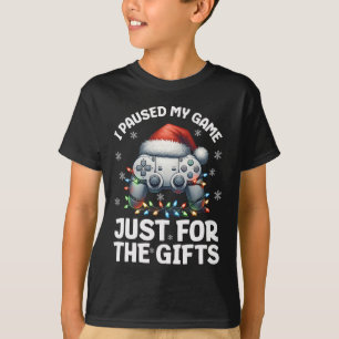 Camiseta Natal de Jogos para Gamer Natal Vídeos Games Menin