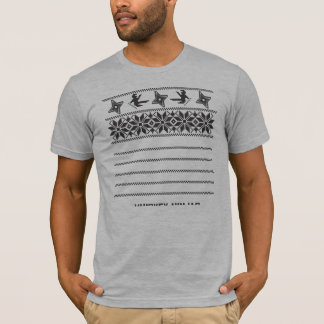 Camiseta Natal de Ninja do uísque