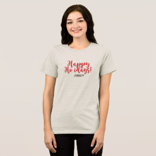 Camiseta Natal de Piada Pai de Natal para mulheres