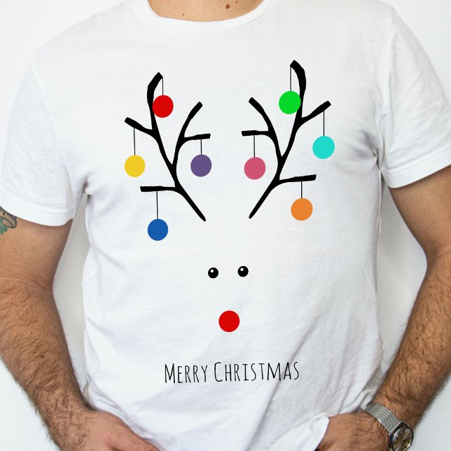 Camiseta Natal de Rebelde Whimsical de Férias Modernas (Criador carregado)