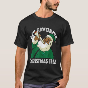 Camiseta Natal de Santa Claus Negro-Africano