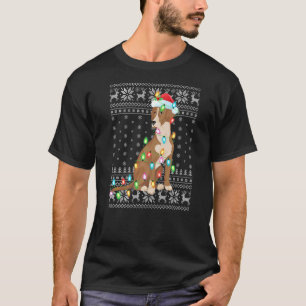 Camiseta Natal de Santa Hat Ugly Bloodhound