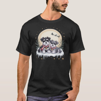 Camiseta Natal de Schnauzer Miniatura