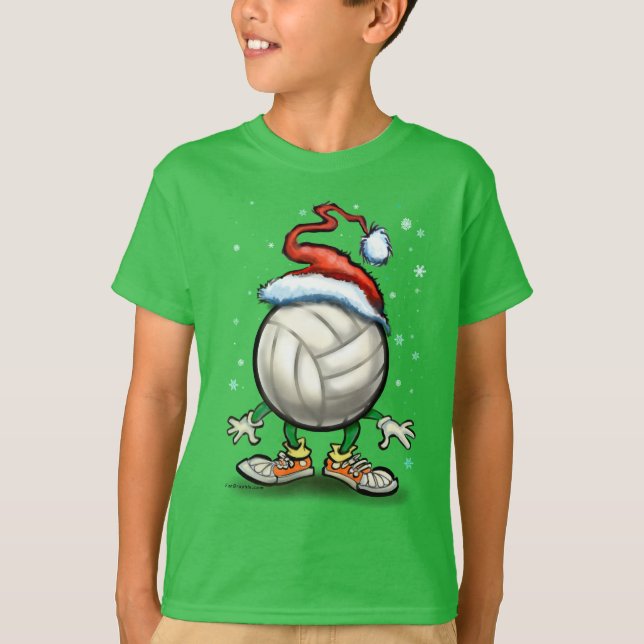 Camiseta Natal de voleibol (Frente)