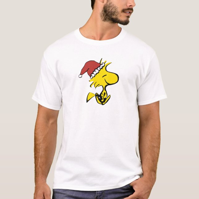 Camiseta natal de woodstock (Frente)
