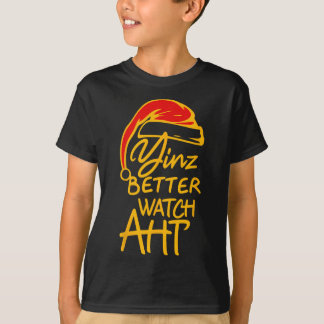 Camiseta Natal de Yinzer Pittsburgh Papai Noel Yinz Melhor 