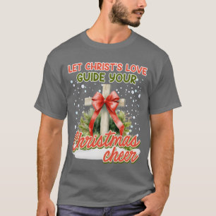 Camiseta Natal Deixe os Cristos adorarem seu Natal Cheque v