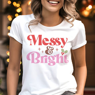 Camiseta Natal Divertido e Desarrumado