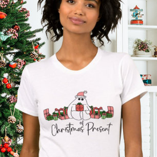 Camiseta Natal Divertido Férias Fofas