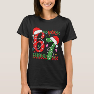 Camiseta Natal Divertido Seis Sete 6 7 Meme Geração Alpha G