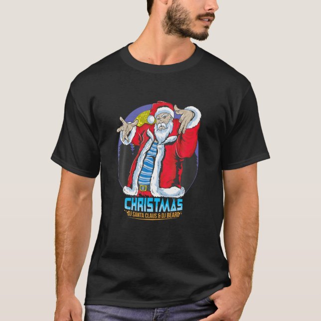 Camiseta Natal "DJ Papai Noel" (Frente)