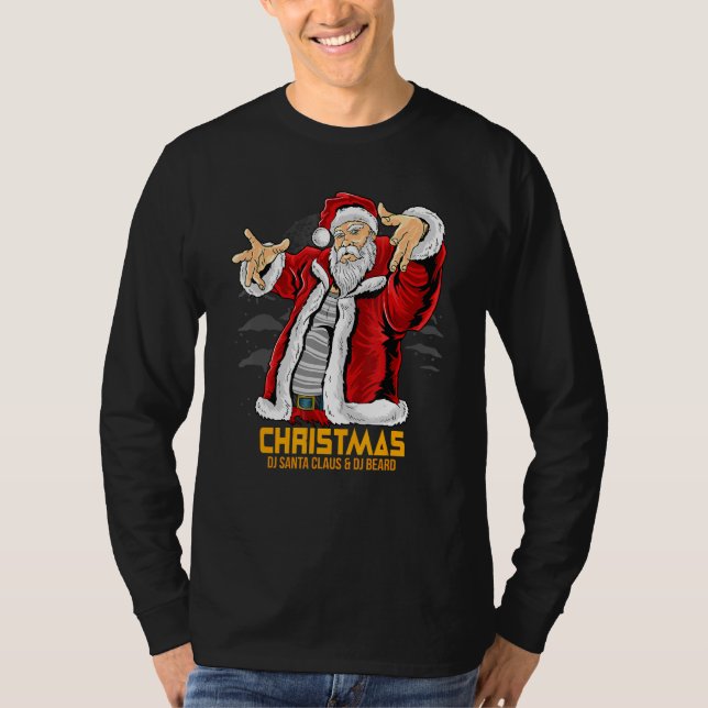 Camiseta Natal Dj Papai Noel Figurino Natal Py (Frente)
