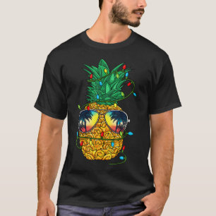 Camiseta Natal Do Abacaxi Em Julho De Haw De Natal Tropical