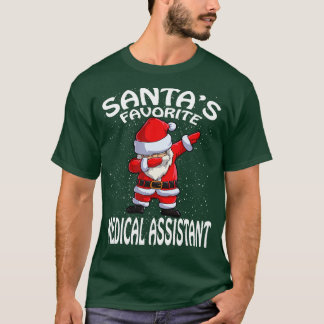 Camiseta Natal do Assistente Médico Favorito Santas