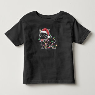 Camiseta Natal do Buldogue Francês