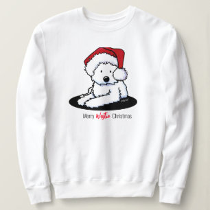 Camiseta Natal do Cachorro KiniArt Westie
