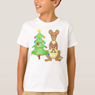 Camiseta Natal do canguru