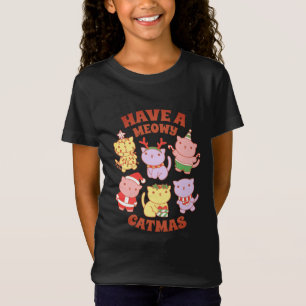 Camiseta Natal do Cat Lover, tenha um catma meowy