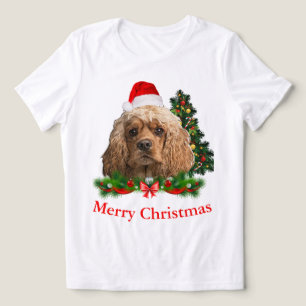Camiseta Natal do Cocker Spaniel
