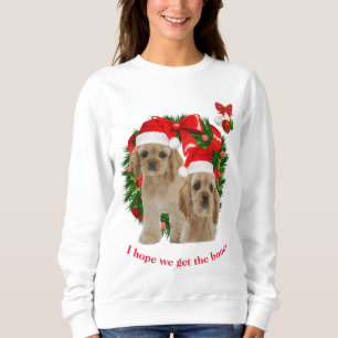 Camiseta Natal do Cocker Spaniel