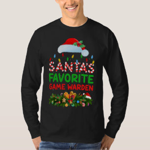 Camiseta Natal do diretor de jogos favorito dos Papais noei