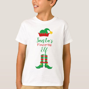 Camiseta Natal do Elf para Papais noeis personalizáveis