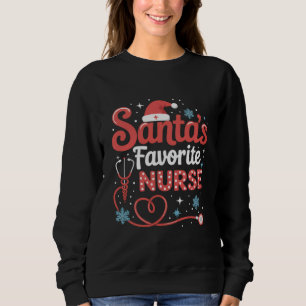 Camiseta Natal do Enfermeiro Favorito do Papai Noel 