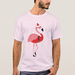 Camiseta Natal do Flamingo