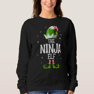Camiseta Natal do Grupo de Combinação da Família Ninja Elf