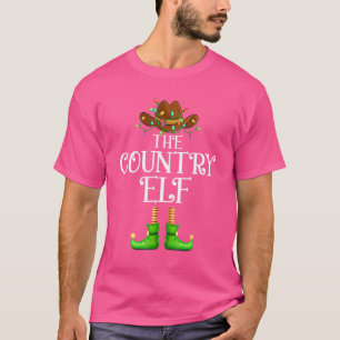 Camiseta Natal do Grupo de Combinação do Elf do País