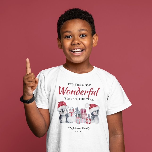 Camiseta Natal do inverno Themed (Criador carregado)