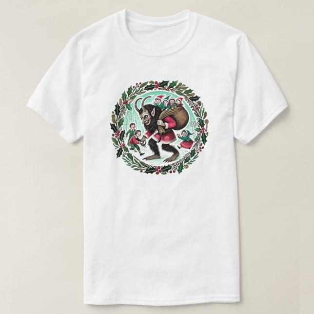 Camiseta Natal do Krampus (Frente do Design)