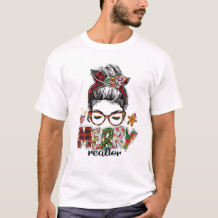 Camiseta Natal do Messaging Bun Reator de Árvore de Natal 