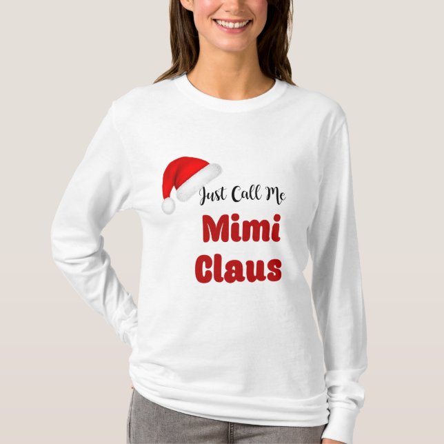 Camiseta Natal do MiMi Claus (Frente)